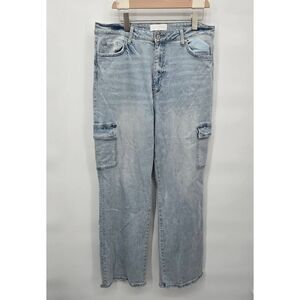 Vervet Super High Rise 90's Utility Straight Jeans Size 32